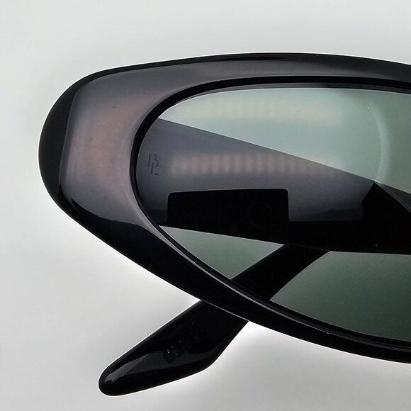 Ray-Ban B&L W1924 XXAO Black Frame G-15 Green Glass Lens Cat Eye Sunglasses 55mm main image 9